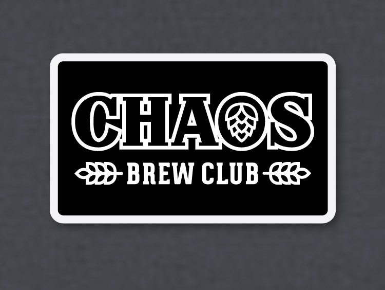 CHAOS Brew Club rectangle logo
